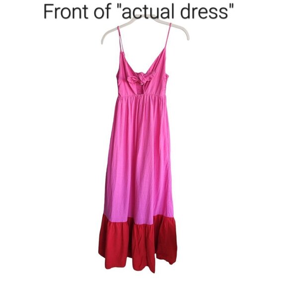 Colorful Linen Cutout Maxi Dress by Tabitha Brown x Target size XXS - Picture 3 of 10